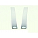 Putco Body Pillar Cover - Polished Stainless Steel Silver Set of 2 - 402617GM1S