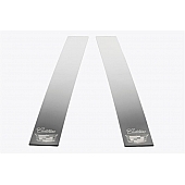 Putco Body Pillar Cover - Polished Stainless Steel Silver Set of 2 - 402617GM3S