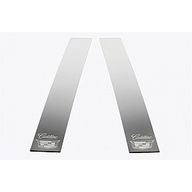 Putco Body Pillar Cover - Polished Stainless Steel Silver Set of 2 - 402617GM3S
