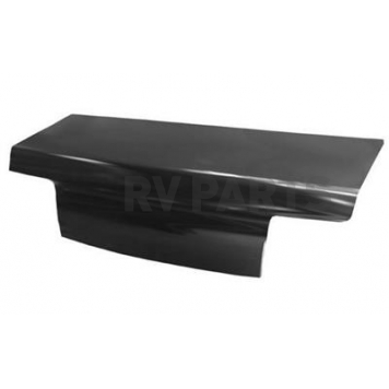 Harwood Fiberglass Trunk Lid - Lift-Off Gelcoat Fiberglass Black - 26504