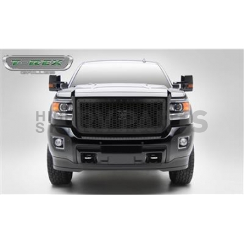 T-Rex Truck Products Grille Insert - Honeycomb Rectangular Black Powder Coated Steel - 7712111BR