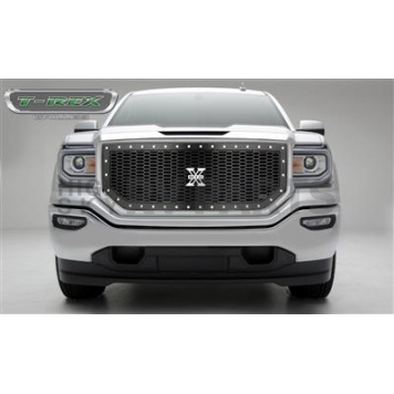 T-Rex Truck Products Grille Insert - Honeycomb Trapezoid Black Powder Coated Steel - 7712131