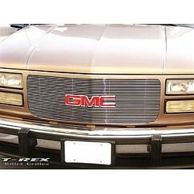 T-Rex Truck Products Grille Insert - Horizontal Bar Rectangular Polished Aluminum - 20150