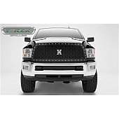 T-Rex Truck Products Grille Insert - Honeycomb Trapezoid Black Powder Coated Steel - 7714521
