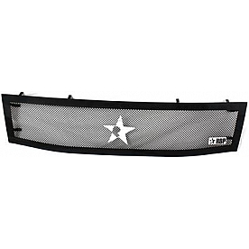 RBP (Rolling Big Power) Grille Insert - Black Powder Coated Stainless Steel Rectangular - 254779