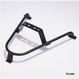 Surco Products Spare Tire Carrier Cargo Door Mount Stainless Steel Black - TS100B