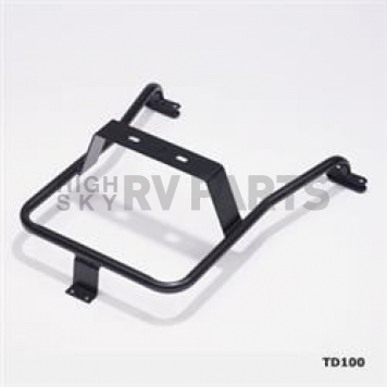 Surco Products Spare Tire Carrier Cargo Door Mount Stainless Steel Black - TD100S