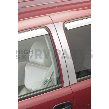 Putco Body Pillar Cover - Polished Stainless Steel Silver Set of 4 - 402603-1