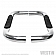 Westin Automotive Nerf Bar 3 Inch Silver Stainless Steel - 234110