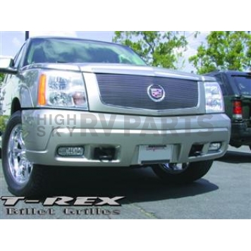 T-Rex Truck Products Grille Insert - Horizontal Bar Rectangular Polished Aluminum - 20181