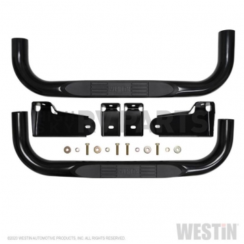 Westin Automotive Nerf Bar 3 Inch Black Powder Coated Steel - 234115-2