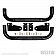Westin Automotive Nerf Bar 3 Inch Black Powder Coated Steel - 234115