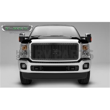T-Rex Truck Products Grille Insert - Honeycomb Rectangular Black Powder Coated Steel - 7715461BR