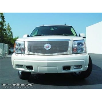 T-Rex Truck Products Grille Insert - Horizontal Bar Rectangular Polished Aluminum - 20182