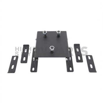 Smittybilt Spare Tire Carrier Smittybilt Defender Roof Basket Mount Steel Black - D8545