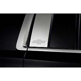Putco Body Pillar Cover - Polished Stainless Steel Silver Set of 4 - 402607GM1