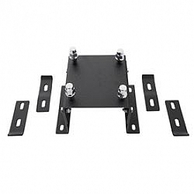 Smittybilt Spare Tire Carrier Smittybilt Defender Roof Basket Mount Steel Black - D8865