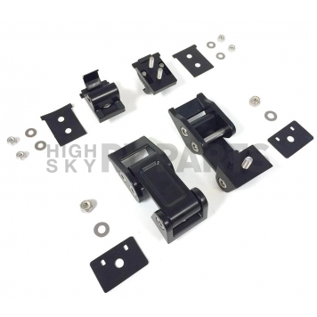 DV8 Offroad Hood Latch Stainless Steel Black Set Of 2 - DJP190011K-3
