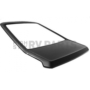 Harwood Fiberglass Trunk Lid - Gelcoat Fiberglass Black - 26500B