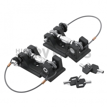 DV8 Offroad Hood Latch Stainless Steel Black Set Of 2 - JP190021LK