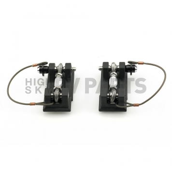 DV8 Offroad Hood Latch Stainless Steel Black Set Of 2 - JP190021LK-1