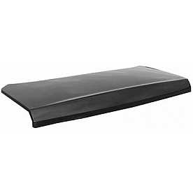 Harwood Fiberglass Trunk Lid - Lift-Off Gelcoat Fiberglass Black - 26501