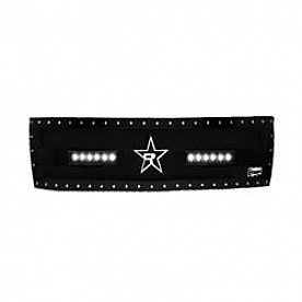 RBP (Rolling Big Power) Grille Insert - Black Stainless Steel Rectangular - 967119