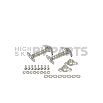 Kentrol Hood Latch Polished Stainless Steel Silver Set Of 2 - 30401