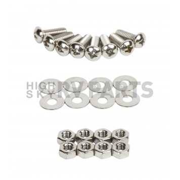 Kentrol Hood Latch Polished Stainless Steel Silver Set Of 2 - 30401-3