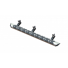GEM Tube Products Running Board 500 Pound Capacity Aluminum Stationary - 400001