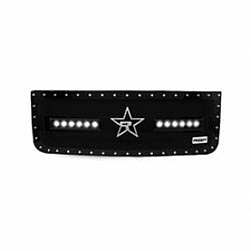 RBP (Rolling Big Power) Grille Insert - Black Stainless Steel Rectangular - 967206