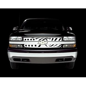 Putco Grille Insert - Polished Stainless Steel Rectangular - 86137