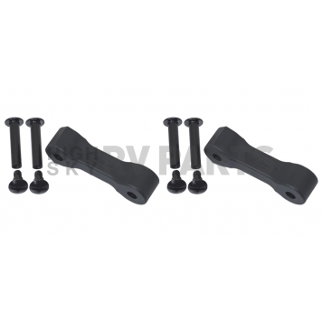Kentrol Hood Latch Matte Polyurethane Black Set Of 2 - 70089