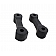 Kentrol Hood Latch Matte Polyurethane Black Set Of 2 - 70089