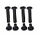 Kentrol Hood Latch Matte Polyurethane Black Set Of 2 - 70089