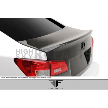Extreme Dimensions Trunk Lid - Clear Coated Carbon Fiber Black - 108538-1