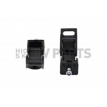Kentrol Hood Latch Textured Stainless Steel Black Set Of 2 - 80704-1