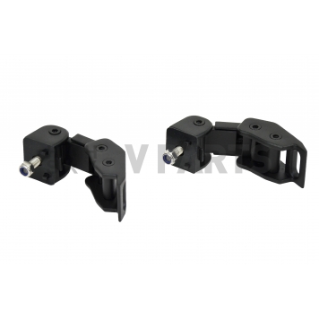 Kentrol Hood Latch Textured Stainless Steel Black Set Of 2 - 80704-2