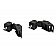 Kentrol Hood Latch Textured Stainless Steel Black Set Of 2 - 80704