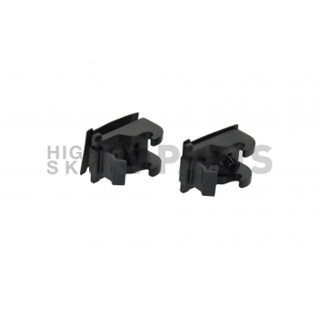 Kentrol Hood Latch Textured Stainless Steel Black Set Of 2 - 80704-4