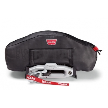 Warn Winch Cover - Vinyl With Mesh Backing Black - 102639
