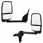 Velvac Exterior Mirror Manual Black - 718769