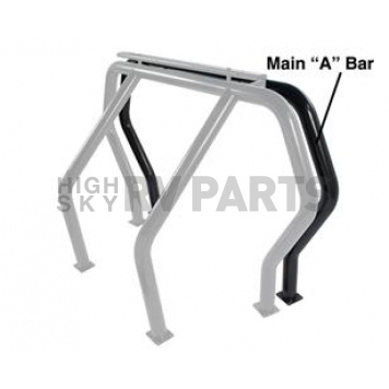 Go Rhino Roll Bar Component 3 Inch Powder Coated Steel - 92001B