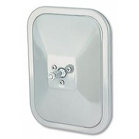 Grote Industries Exterior Mirror Manual Rectangular Silver Single - 12073