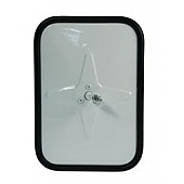 Grote Industries Exterior Mirror Manual Rectangular White Single - 12101