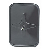 Grote Industries Exterior Mirror Manual Rectangular Black Single - 12102