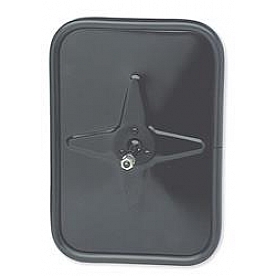 Grote Industries Exterior Mirror Manual Rectangular Black Single - 12102