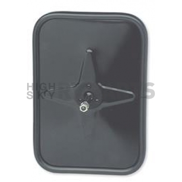 Grote Industries Exterior Mirror Manual Rectangular Black Single - 12102