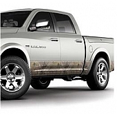 MOSSY OAK Vehicle Wrap Graphics - Rocker Panel Mossy Oak Brush Pattern - 10007TMBR