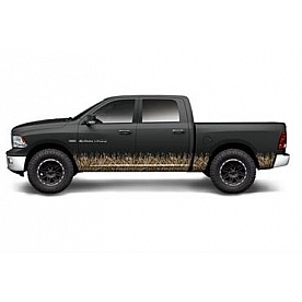 MOSSY OAK Vehicle Wrap Graphics - Rocker Panel Mossy Oak Shadow Grass Blades Pattern - 10007TMSGB